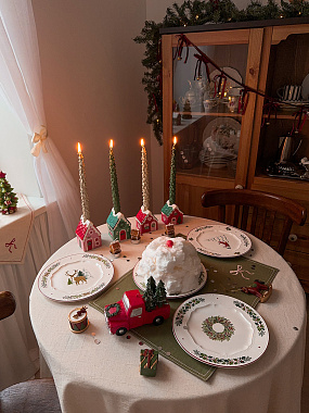 картинка Свеча декоративная Upcoming holidays из коллекции New Year Essential от магазина Tkano