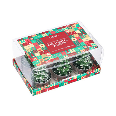 картинка Набор декоративных свечей Enchanted woods из коллекции New Year Essential, 6 шт. от магазина Tkano