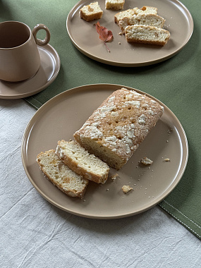 картинка Набор из двух тарелок бежевого цвета из коллекции Essential, 25 см от магазина Tkano