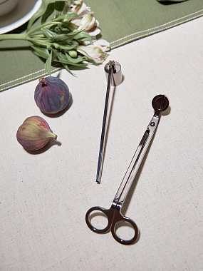 картинка Набор аксессуаров для свечей графитового цвета из коллекции Essential от магазина Tkano