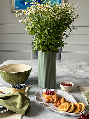 картинка Блюдо сервировочное Clams серого цвета из коллекции Sea treasures от магазина Tkano