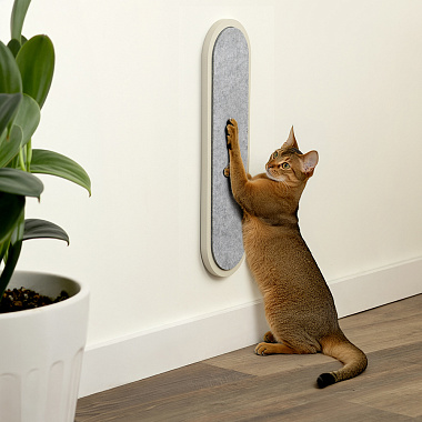 картинка Когтеточка настенная Штрих бежевого цвета из коллекции Pets Essential от магазина Tkano