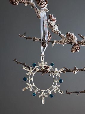 картинка Набор елочных украшений Christmas diamonds из коллекции New Year Essential, 4 шт. от магазина Tkano