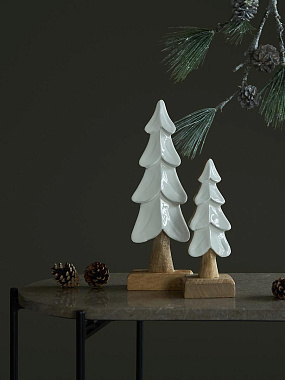 картинка Декор новогодний Snowy tree из коллекции New Year Essential от магазина Tkano