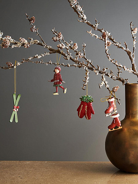 картинка Набор ёлочных украшений Heritage Holidays из коллекции New Year Essential, 5 шт. от магазина Tkano