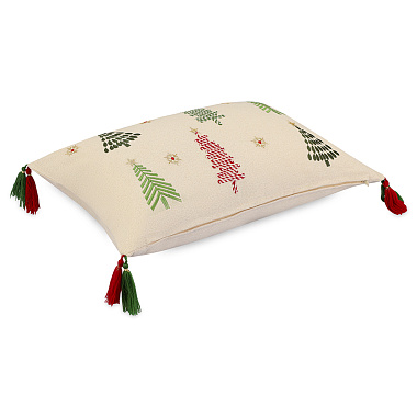картинка Чехол на подушку Frozen pines из коллекции New Year Essential от магазина Tkano