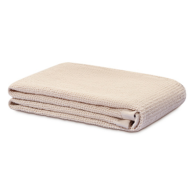 картинка Полотенце банное из умягченной вафли кремового цвета из коллекции Essential, 70x140 см от магазина Tkano