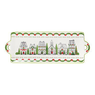 картинка Блюдо сервировочное Olgod из коллекции New Year Essential, 34 см от магазина Tkano