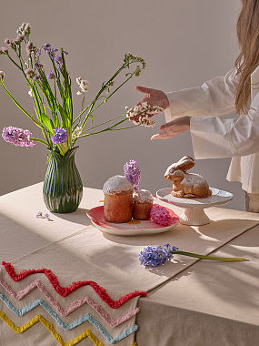 картинка Ваза Petal зеленого цвета из коллекции Blossom от магазина Tkano