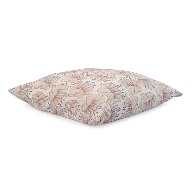 картинка Набор из двух наволочек из сатина с принтом "Цветы" из коллекции Prairie от магазина Tkano