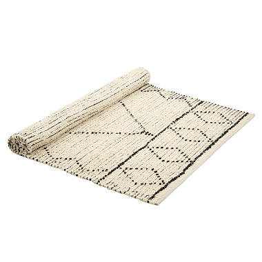 картинка Ковер из переработанного хлопка Dispur из коллекции Ethnic, 120х180см от магазина Tkano