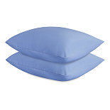 Изображение: Набор наволочек из премиального сатина сиреневого цвета из коллекции Essential