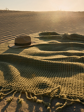 картинка Плед из шерсти травянисто-зеленого цвета из коллекции Essential от магазина Tkano