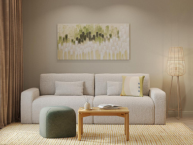 картинка Чехол на подушку из хлопка с принтом Rice plantation из коллекции Terra от магазина Tkano