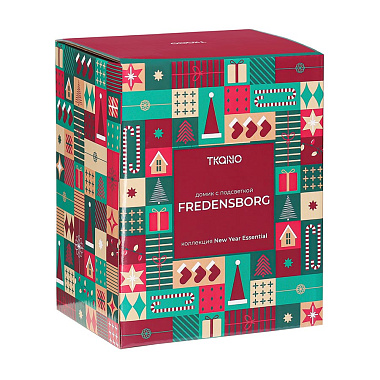 картинка Домик с подсветкой Fredensborg из коллекции New Year Essential от магазина Tkano