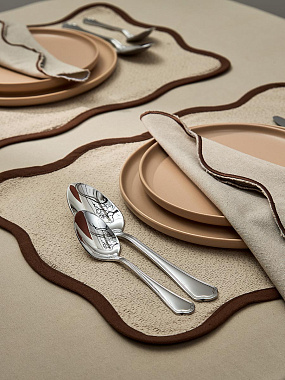картинка Салфетка под приборы Desert waves из коллекции Essential от магазина Tkano