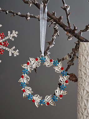 картинка Набор елочных украшений Christmas diamonds из коллекции New Year Essential, 4 шт. от магазина Tkano