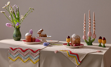 картинка Дорожка на стол Такт из коллекции Blossom от магазина Tkano