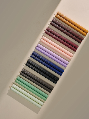 картинка Набор из двух свечей бежево-розового цвета из коллекции Edge от магазина Tkano