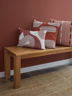 картинка Подушка декоративная Feather lines из коллекции Ethnic, 30x45 от магазина Tkano