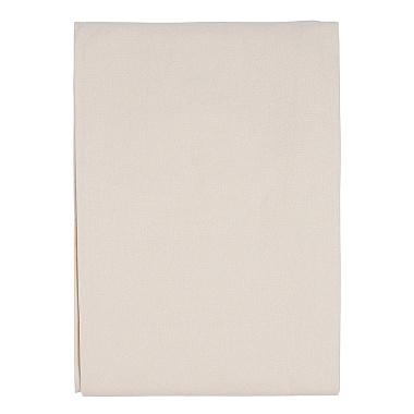 картинка Скатерть из хлопка бежево-серого цвета из коллекции Scandinavian touch от магазина Tkano