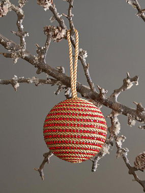 картинка Набор елочных украшений Rustic diamonds из коллекции New Year Essential, 3 шт. от магазина Tkano