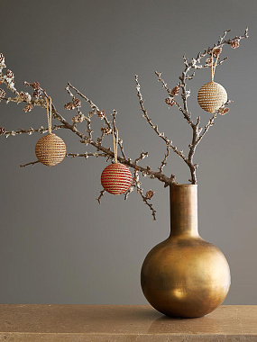 картинка Набор елочных украшений Rustic diamonds из коллекции New Year Essential, 3 шт. от магазина Tkano