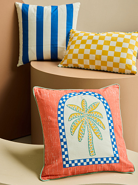 картинка Подушка декоративная Пляж из коллекции Сорренто от магазина Tkano