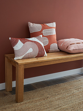 картинка Подушка декоративная Feather lines из коллекции Ethnic, 30x45 от магазина Tkano