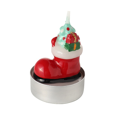 картинка Набор декоративных свечей Festive stocking из коллекции New Year Essential, 6 шт. от магазина Tkano