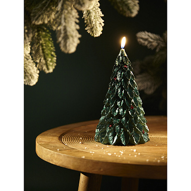 картинка Свеча декоративная Festive flame из коллекции New Year Essential от магазина Tkano