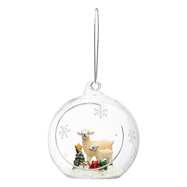 картинка Ёлочная игрушка Овечки из коллекции New Year Essential, 9см от магазина Tkano
