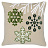 Подушка декоративная с вышивкой Snow flakes из коллекции New Year Essential