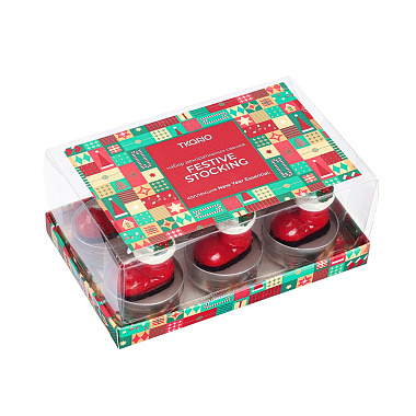 картинка Набор декоративных свечей Festive stocking из коллекции New Year Essential, 6 шт. от магазина Tkano