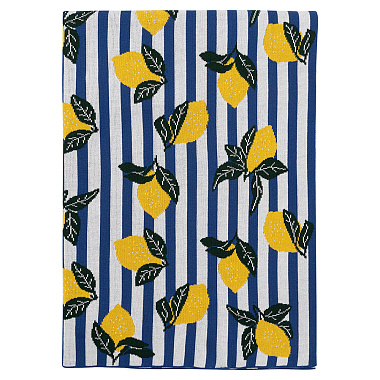 картинка Плед Лимоны из коллекции Сорренто от магазина Tkano