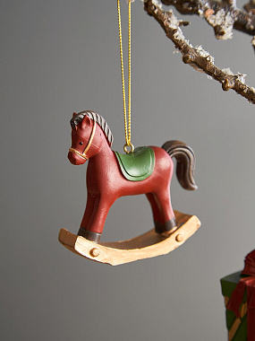 картинка Набор ёлочных украшений Classic Christmas Charm из коллекции New Year Essential, 4 шт. от магазина Tkano