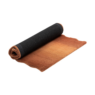 картинка Ковер из шерсти Over Horizon терракотового цвета из коллекции Trendy Ruffles от магазина Tkano