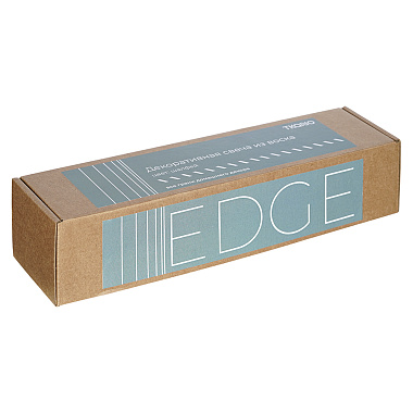 картинка Свеча декоративная цвета шалфея из коллекции Edge, 25,5см от магазина Tkano