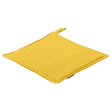 картинка Прихватка из стираного льна горчичного цвета из коллекции Essential от магазина Tkano