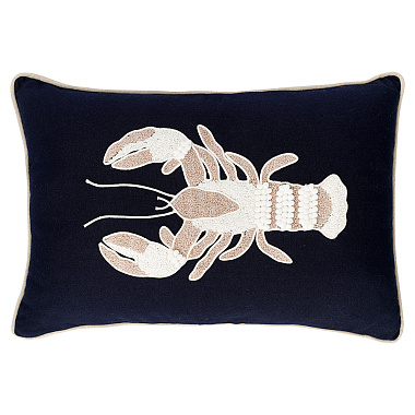 картинка Подушка декоративная Navy lobster из коллекции Sea treasures, 30х45 см от магазина Tkano