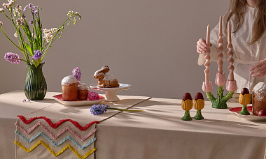 картинка Дорожка на стол Такт из коллекции Blossom от магазина Tkano