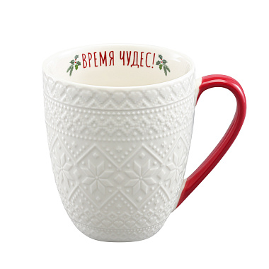 картинка Набор из двух кружек Winter embroidery из коллекции New Year Essential от магазина Tkano