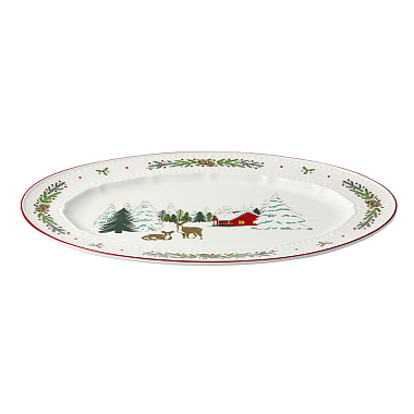 картинка Блюдо сервировочное Nordic winter из коллекции New Year Essential от магазина Tkano