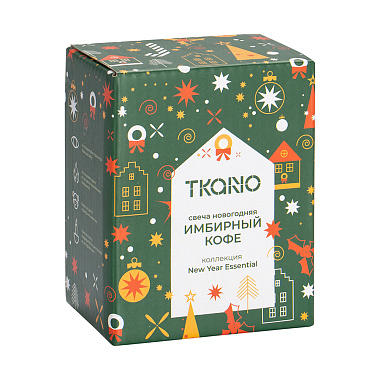 картинка Свеча новогодняя Имбирный Кофе из коллекции New Year Essential от магазина Tkano
