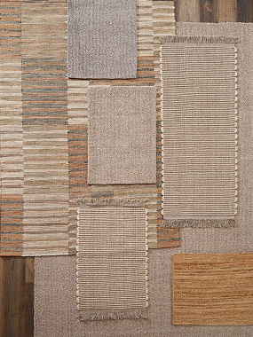 картинка Ковер из шерсти Badrinath из коллекции Ethnic, 70x160 см от магазина Tkano