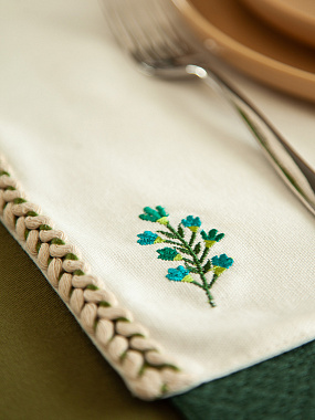 картинка Салфетка под приборы Meadow bloom из коллекции Ethnic от магазина Tkano