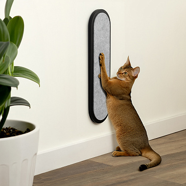 картинка Когтеточка настенная Штрих черного цвета из коллекции Pets Essential от магазина Tkano