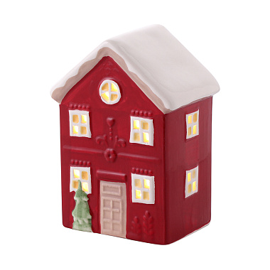 картинка Домик с подсветкой Fredensborg из коллекции New Year Essential от магазина Tkano