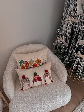 картинка Чехол на подушку Cozy knits из коллекции New Year Essential, 30х45 см от магазина Tkano