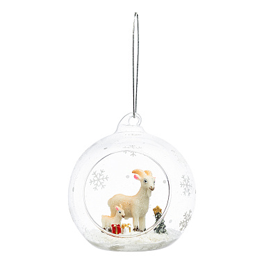 картинка Ёлочная игрушка Козочки из коллекции New Year Essential, 9см от магазина Tkano
